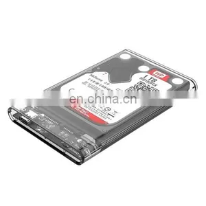 2017 Newest OEM HDD Case, Drop Shipping Hard Driver Storage Case With USB3.1 Type C,Transparent,for 2.5 Inch SATA HDD thumbnail-1