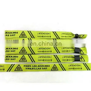 High Quality Cheap Customized Fabric Wristbands thumbnail-5