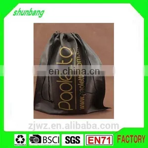 2015 Striped Drawstring 110gsm Non Woven Storage Bag Shoes Bag thumbnail-1