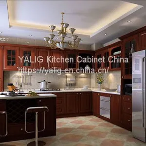 YALIG Solid Wood Kitchen Cabinet thumbnail-2