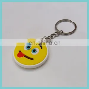 New Developed 36 Styles Soft PVC Emoji Keychains thumbnail-2