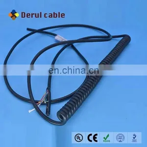 Spiral Coiled Ethernet Cable/spiral Coiled Wire Cable Low Voltage Flexible Retractable Spiral Spring Coiled Cable thumbnail-2