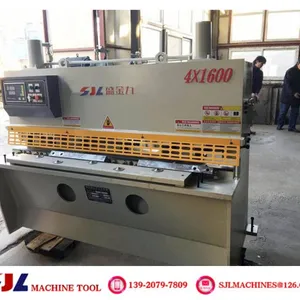 SJL Brand CNC Hydraulic Shears QC11K-4x1600 Shearing Machine thumbnail-3