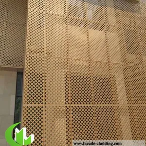 Factory Price 3mm Aluminum Facade Sheet Perforated Panel Metal Cladding Panel Supplier in China thumbnail-2