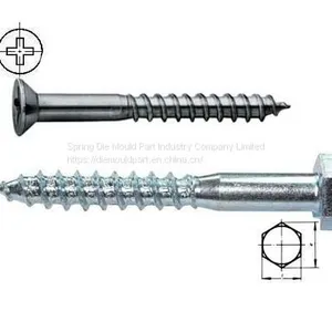 High Tension Fasteners OEM Full Size Wood Screw Din7997/571 thumbnail-1