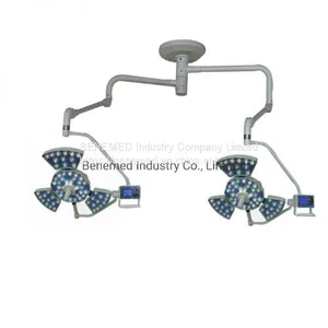 Ceiling Mounted Hospital LED Surgical Lamp Double Dome V4+4 thumbnail-2