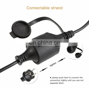 Connectable Garden Festoon Vintage Commercial Grade Outdoor Weatherproof Decorative and Luminar Led String Lights thumbnail-6