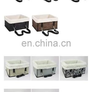Winter Pet Portable Lamb Hair Car Bag Cat Dog Nest Foldable Open Wash Warm Car With Out Cage thumbnail-7