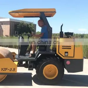 3 Ton Single Drum Vibratory Road Roller for Sale thumbnail-1