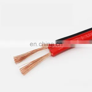 High Quality Ul2468 8 Awg 12Awg 14Awg Speaker Cable Pure Copper 2 Cores Flat Black And Red Speaker Wire Electrical Wire thumbnail-7