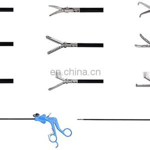 Laparoscopic V-shaped Grasping Forceps With Handle Surgical Instrument thumbnail-1