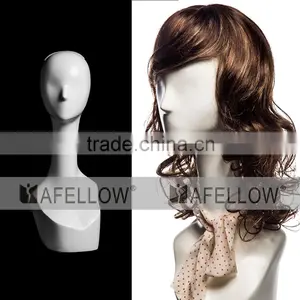 Fiberglass Head Model Abstract Head Mannequin Model Adults Women Display Hair Mannequins H1106 thumbnail-1