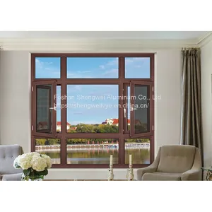 Factory Direct Sales Window Casement Aluminium Casement Window With Mosquito Netting thumbnail-1