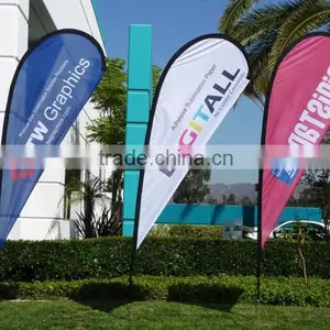 Wholesales Single/Double Sided Beach Flag,Feather Flag,Teardrop Flag thumbnail-1