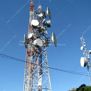 Galvanized Microwave Antenna And Communication Self Supporting Tower thumbnail-2