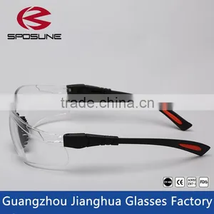 Factory Wholesale Clear PC Lens Goggle Dustproof Eye Safety Protection Glasses thumbnail-3