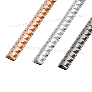 EMI Shielding Fingerstock SMD Spring Clip-On BeCu Gasket Non-deformation After Compressed 100,000 Times thumbnail-1