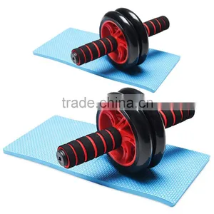 Fitness Exercise Wheel Double Use AB Wheel Roller Red Color thumbnail-3