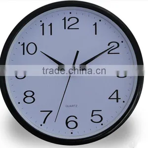 Black Color Plastic Wall Clock thumbnail-1