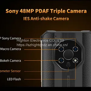 HiDON Factory Price 6.52 Inch 5G Android 11.0 Octa-Core IP68/IP69K 8GB+128GB Rugged Phone With NFC+PTT+5G Dual Sim Card+SOS+Navigation thumbnail-3