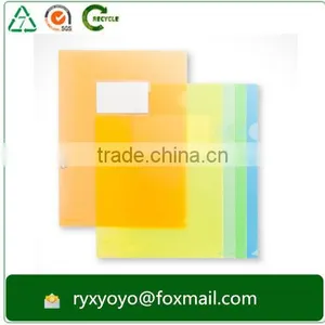 Hard Plastic Cover a4 Size L Shape pp File Folder thumbnail-2