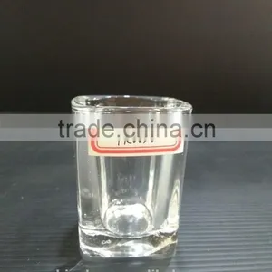 60ml Four Corner Transparent Mini Shot Glass Cup thumbnail-1