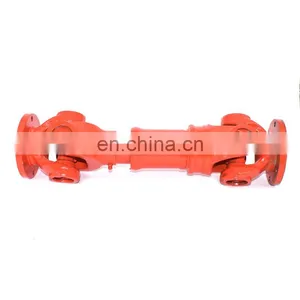 Cross SWC Shaft Cardan Shaft Coupling Densen Customized Swc Short Cardan Cross Shaft Flange Universal Joint Coupling thumbnail-1