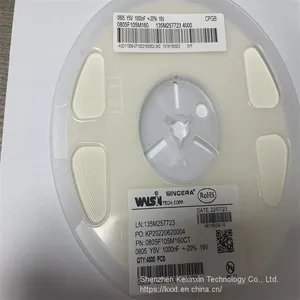 0805F105M160CT Walsin Multilayer Ceramic Capacitors MLCC - SMD/SMT 0805 MLCC Y5V 1 UF, +/ -20% 16 V T&R GP thumbnail-1