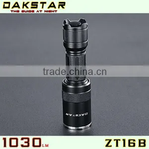 DAKSTAR ZT16B 1030LM CREE XML T6 18650 Aluminum Rechargeable LED Highpower Focusing Zoom Torch thumbnail-1