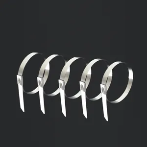 Stainless Steel Cable Tie of Steel Ball Self-locking in Material 304 thumbnail-4