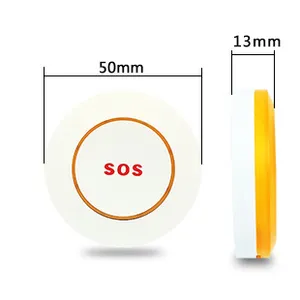 433 Wireless Emergency Button Alarm SOS Hospital Elderly Call for Help RF Single Button Emergency Call for Help Button/alarm（Wechat:13510231336） thumbnail-1
