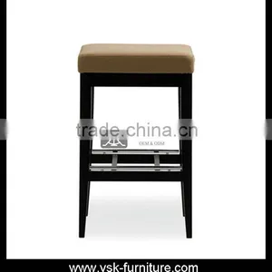 BC-007 Good Quality Beech Wood Bar Stool For Home thumbnail-1