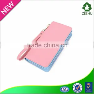 Modern Stylish Ladies Zipper Clutch Wallet thumbnail-1