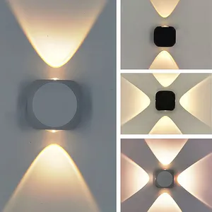 Minimalist Cross-Shape LED Wall Lamp Ball Design Aluminum for Garden Hotel Corridor Hallway Balcony Decorative Lighting thumbnail-1