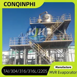 High Efficiency MVR Evaporator With PLC and Video Inspection for Wastewater Management thumbnail-3