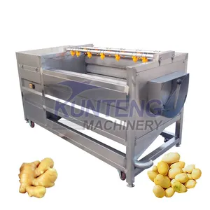 Industrial Fruit & Vegetable Potato Drum Washing and Stone Removing Machine Onion Cleaning Machine Ginger Washer Equipment EPC thumbnail-1