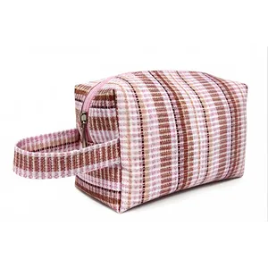 Plaid Makeup Pouch thumbnail-4