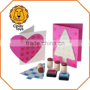 Wooden Rubber Stamps Small Christmas 6 Pcs for Christmas thumbnail-1