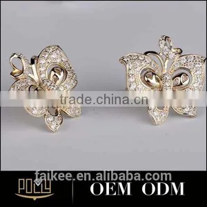 Flower Pistil Design 925 Silver Jewelry Latest Fashion Earrings thumbnail-3