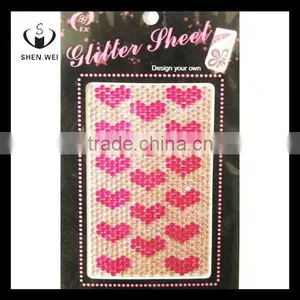Car Self Adhesive Acrylic Rhinestone Gem Sticker thumbnail-1