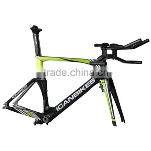 2016 OEM New Carbon Road Bike Race Time Trial Frame TT Carbon Frame thumbnail-1