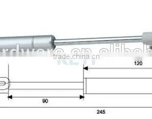 Good Quality Hydraulic Kitchen Metal Cabinet Shelf Supports Hinges KH29A thumbnail-2