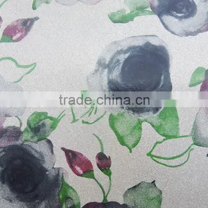 Glitter Wallpaper Printed Rose Flower thumbnail-4