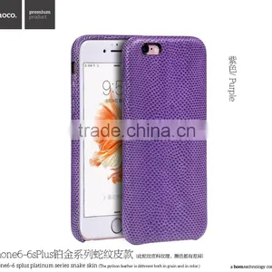 HOCO Platinum Series Python Leather Rubber Back Case for IPhone 6s Luxury Snake Leather Cover for IPhone 6 4.7 MT-5777 thumbnail-6