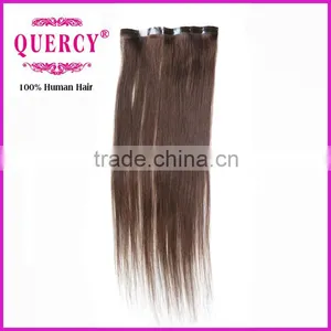 Hot New Products Factory Wholesale PU/skin Weft Clip in Human Hair Extensions thumbnail-2