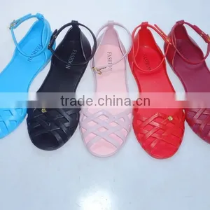2015 Popular Design Pvc Crystal Kids And Ladies Sandals thumbnail-2