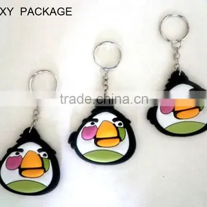Custom Design Rubber Keychain / Key Rings thumbnail-1