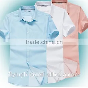Hot Sale Men Casual Shirt Design Short Sleeve Casual Shirt Fabric thumbnail-1
