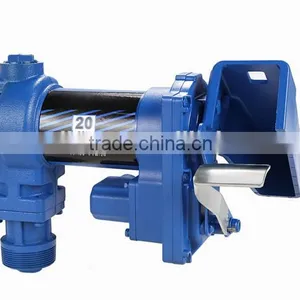 Portable Oil Transfer Unit Fuel Transfer Pump Unit With Mechanical Flow Meter Nozzle thumbnail-3