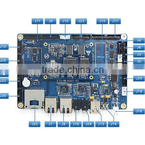 ODM/OEM Atmel Cortex-A5 Development Board With Dual Ethernet Port/USB-WIFI Port/SPI/I2C thumbnail-1